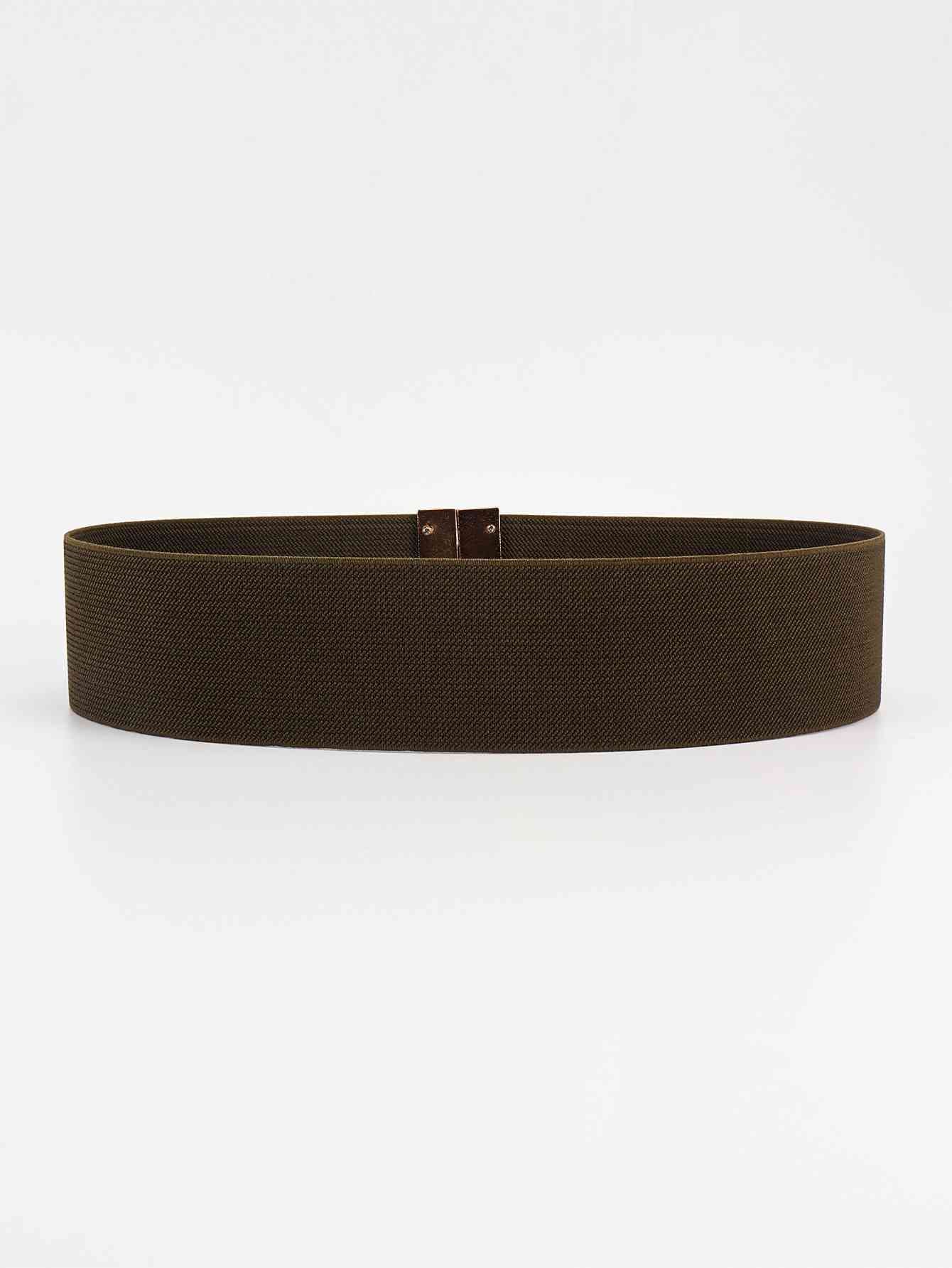 Alloy Buckle Elastic Belt