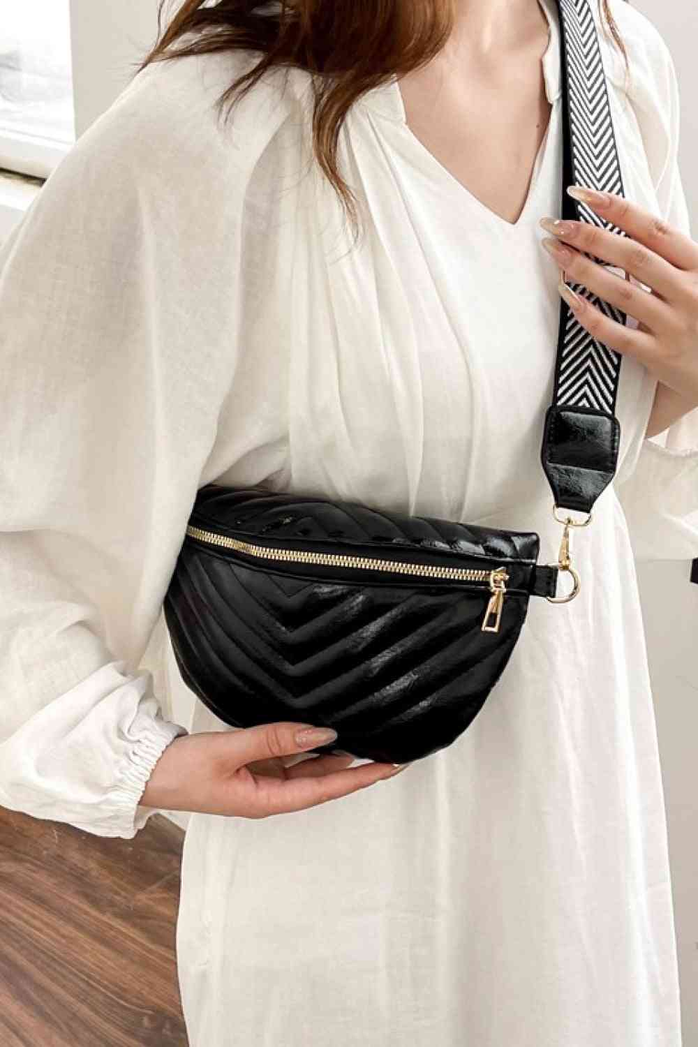 PU Leather Sling Bag