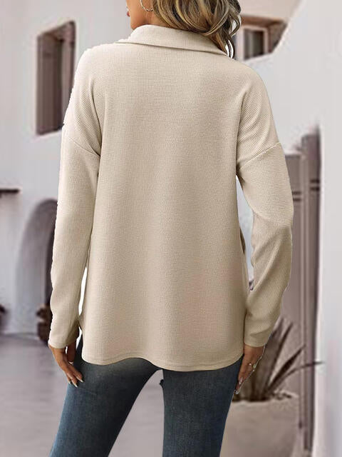 10.3  Half-Zip Drop Shoulder Sweatshirt