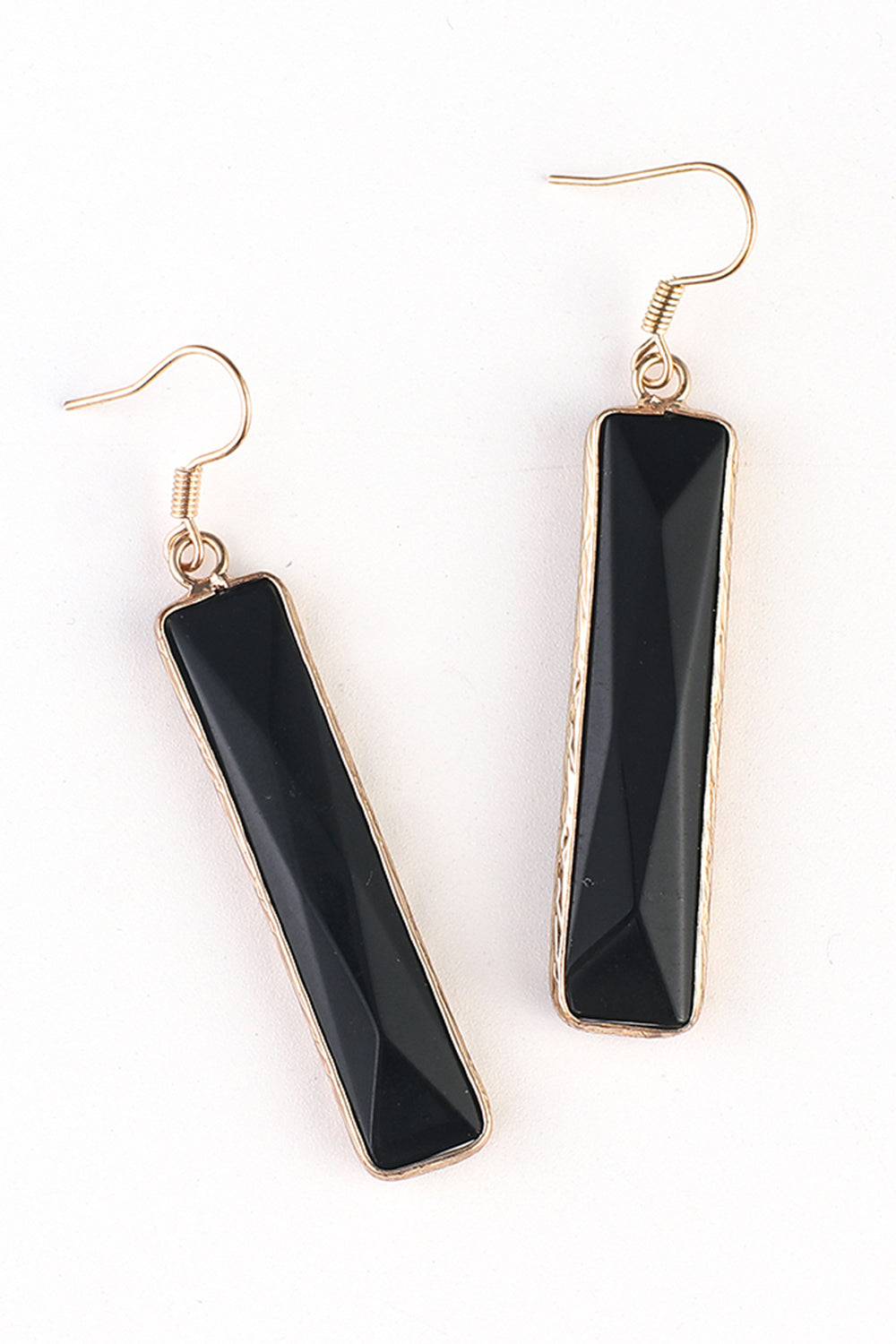 Natural Stone Drop Earrings