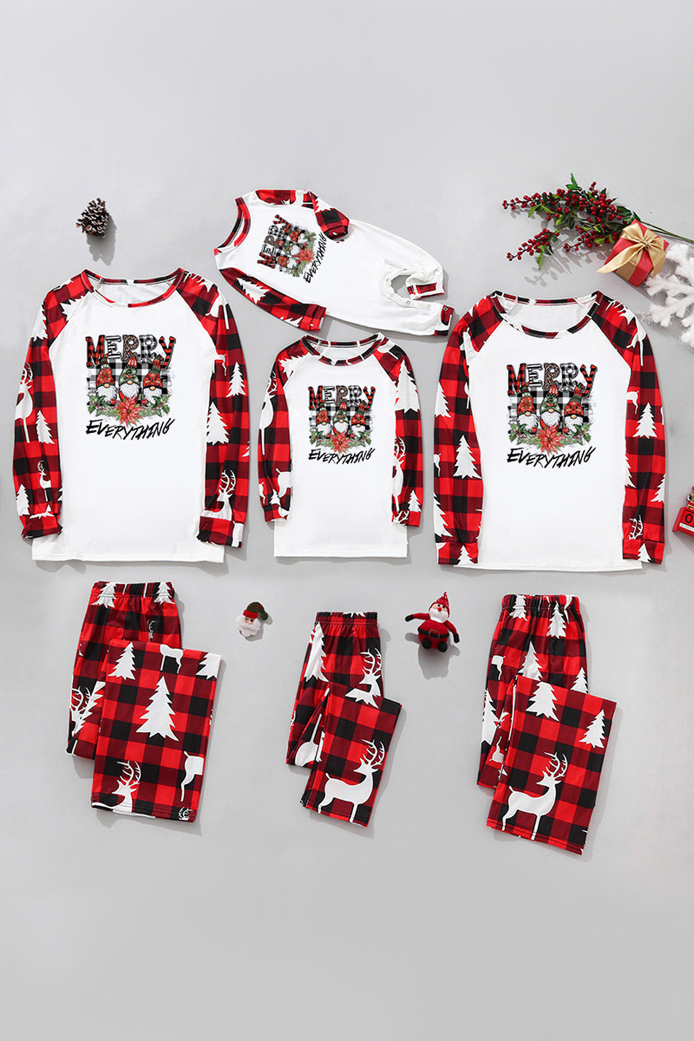 MERRY EVERYTHING Graphic Top and Pants Set