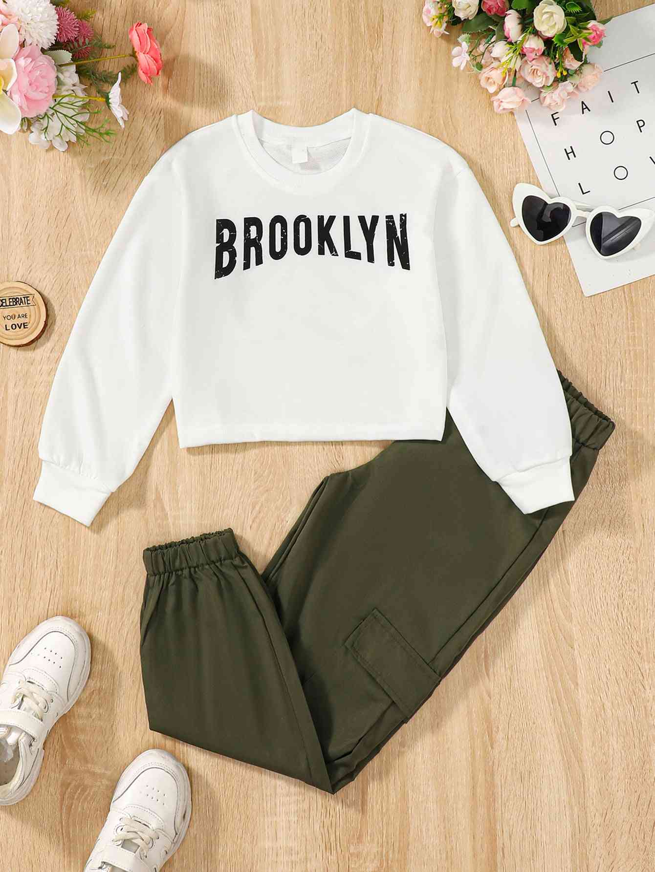 BROOKLYN Graphic Sweatshirt and Joggers Set