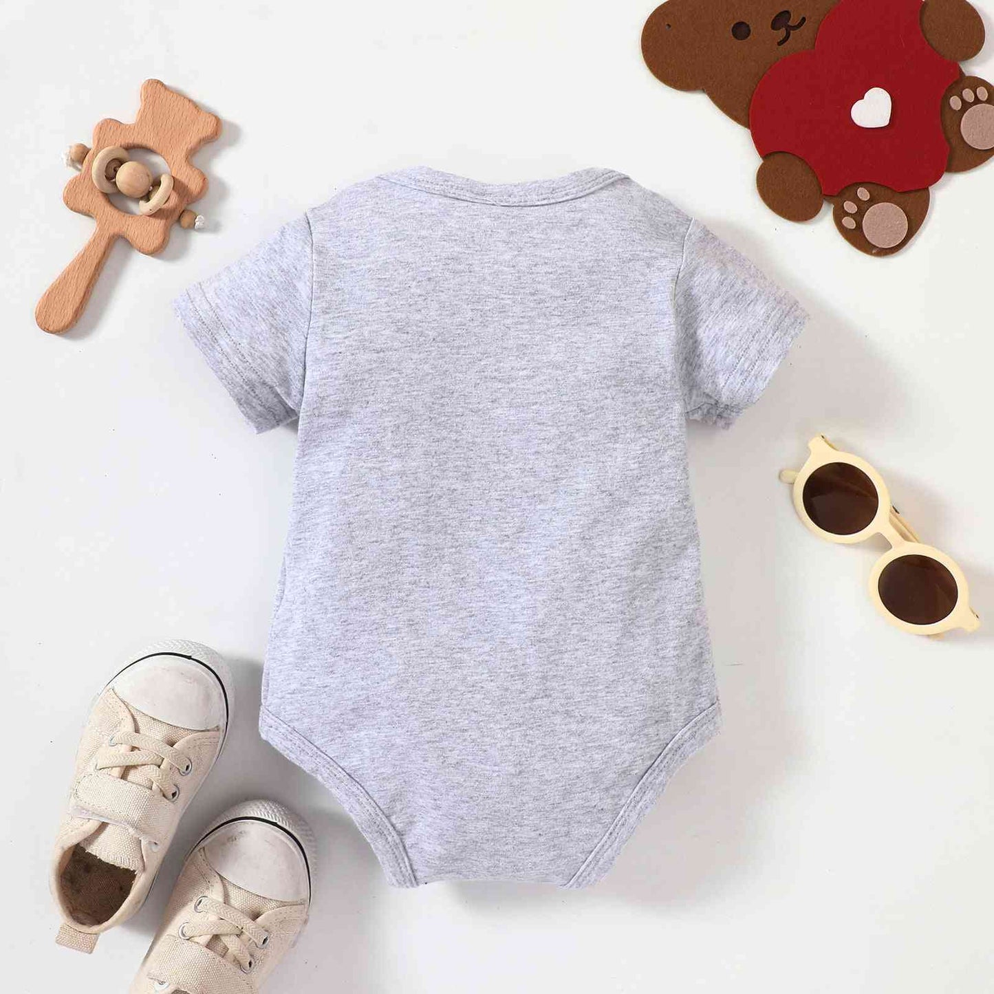 Baby Bear Graphic Short Sleeve Bodysuit