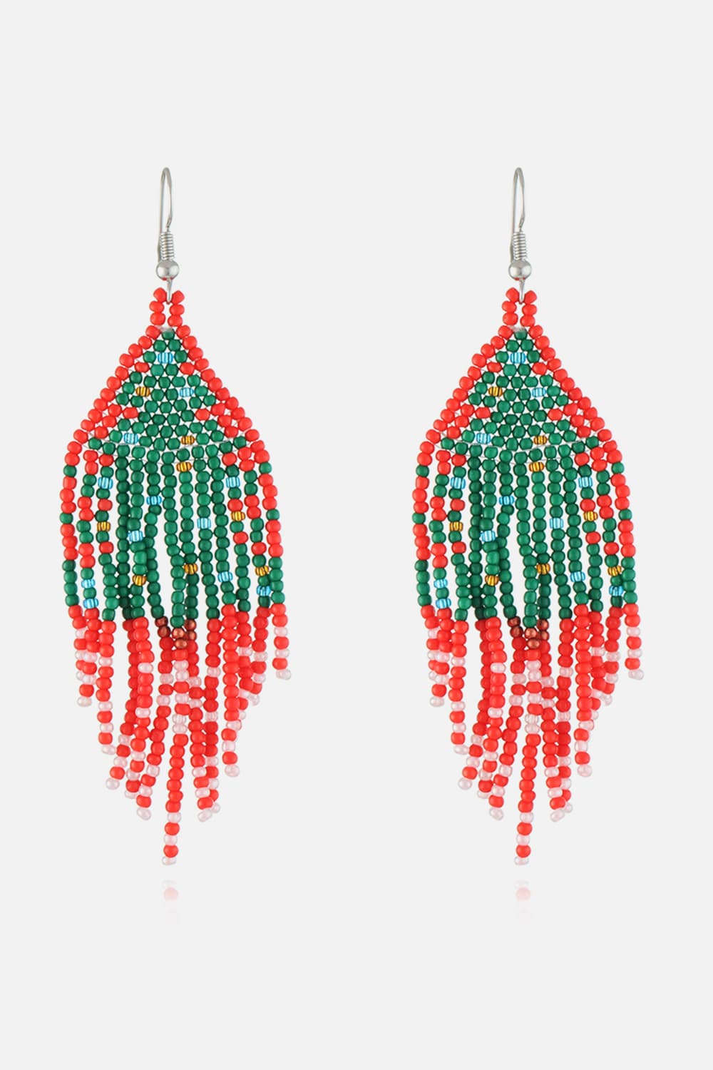 Christmas Beaded Earrings