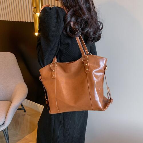 PU Leather Tote Bag