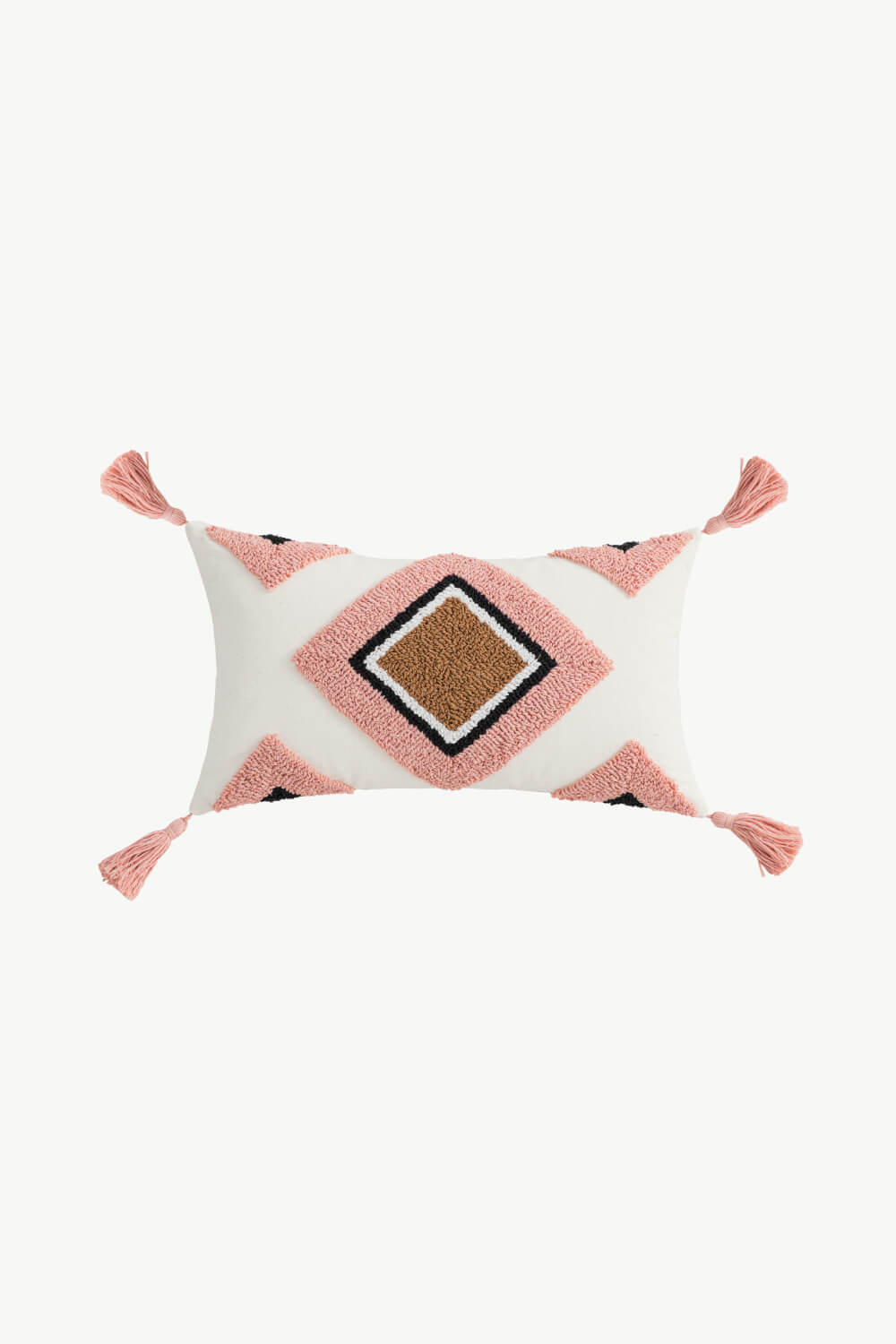 Geometric Graphic Tassel Decorative Throw Pillow Case