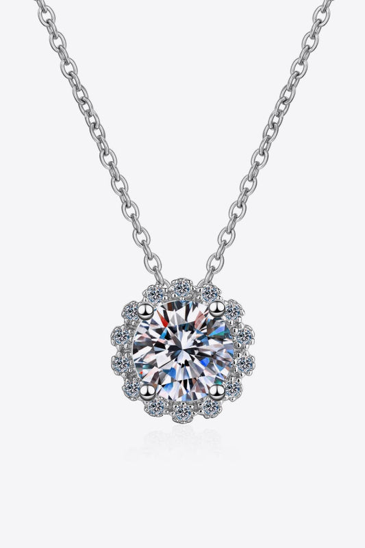 3 Carat Moissanite 925 Sterling Silver Necklace