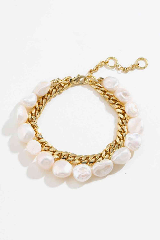 Two-Tone Double-Layered Bracelet