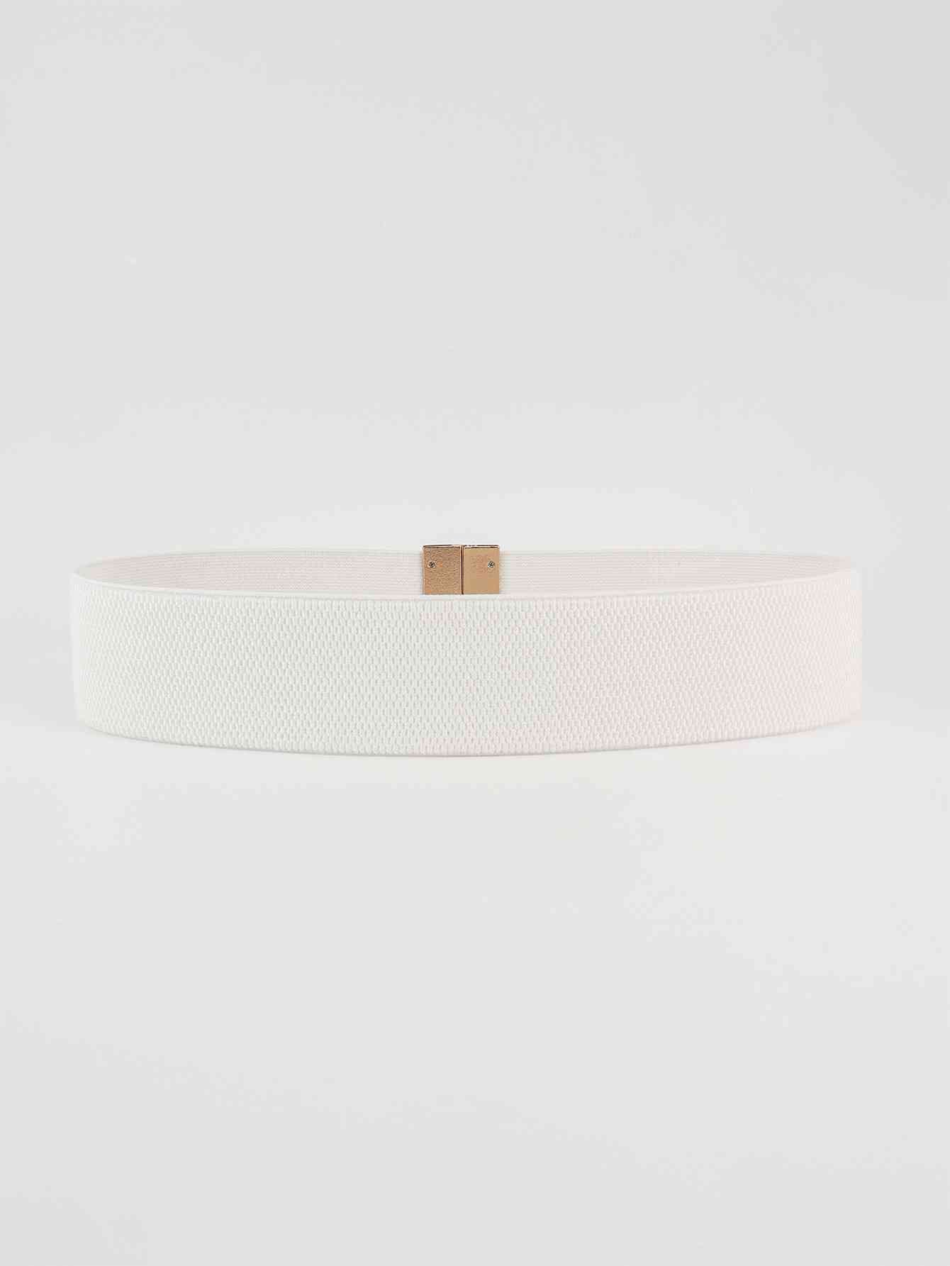 Alloy Buckle Elastic Belt