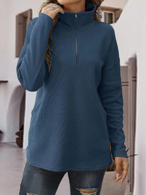 10.3  Half-Zip Drop Shoulder Sweatshirt