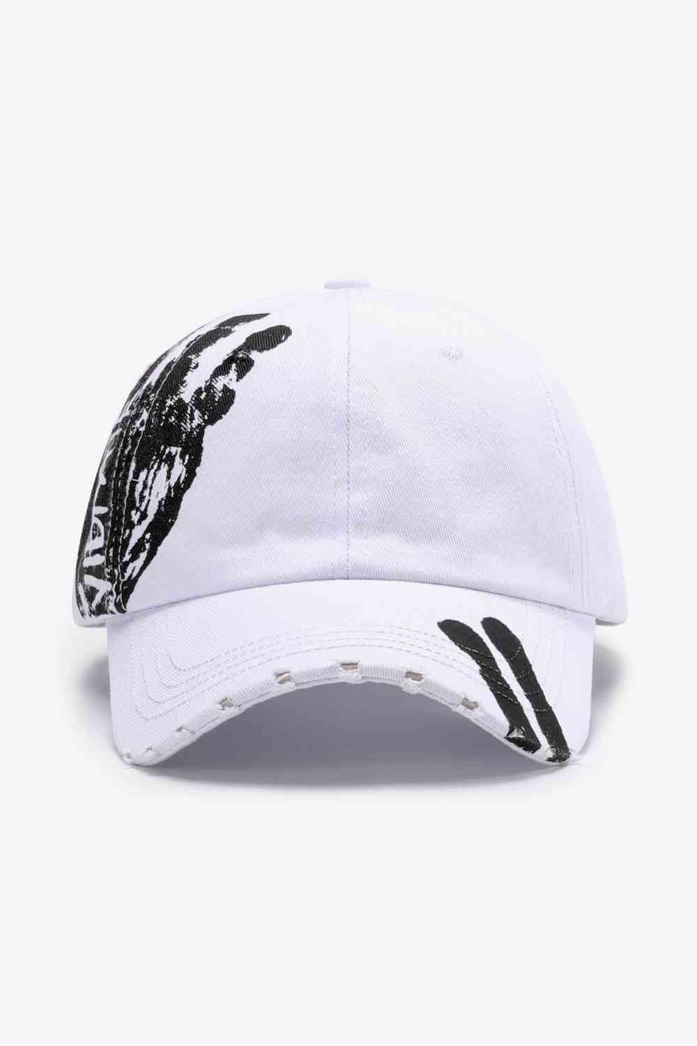 VIBRA Graphic Distressed Adjustable Baseball Cap