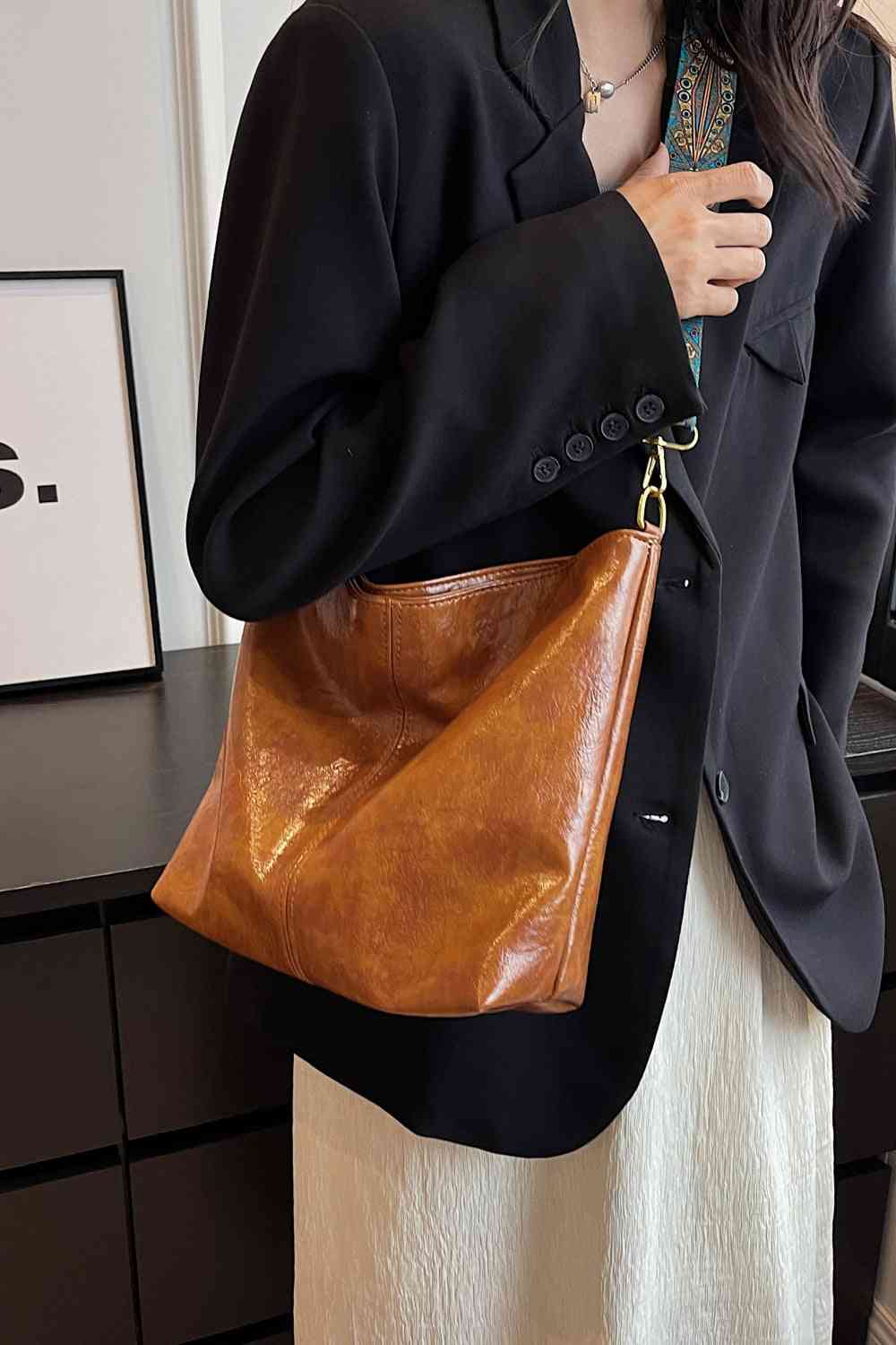 Adored PU Leather Shoulder Bag